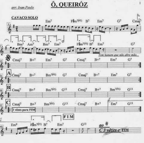 Partitura: O Queiroz Revelacao